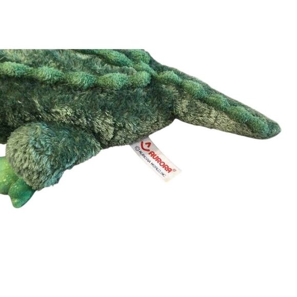 Vintage Aurora World Green Alligator 17" Plush Toy Stuffed Animal Crocodile - Picture 5 of 7